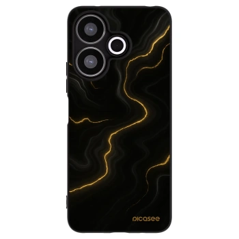 Picasee silikónový čierny obal pre Xiaomi Redmi 13 4G - Thunder