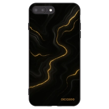 Picasee silikónový čierny obal pre Apple iPhone 8 Plus - Thunder