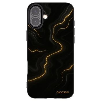 Picasee silikónový čierny obal pre Apple iPhone 16 Plus - Thunder