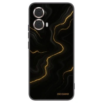 Picasee silikónový čierny obal pre Motorola Moto G85 - Thunder