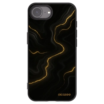 Picasee silikónový čierny obal pre Apple iPhone 16e - Thunder
