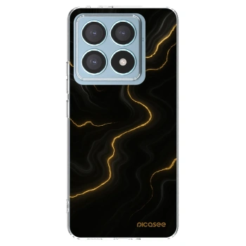 Picasee silikónový prehľadný obal pre Xiaomi 14T Pro - Thunder