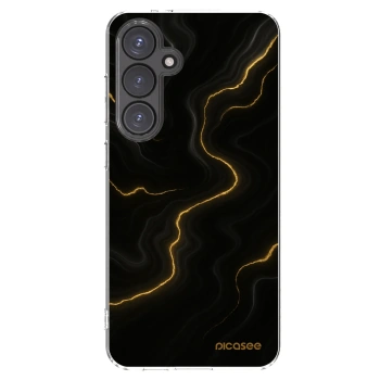 Picasee silikónový prehľadný obal pre Samsung Galaxy S24 FE S721B - Thunder