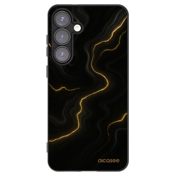 Picasee silikónový čierny obal pre Samsung Galaxy S25+ 5G - Thunder