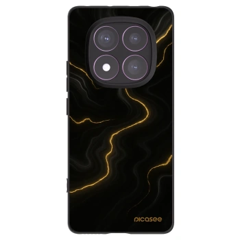 Picasee silikónový čierny obal pre Xiaomi Redmi Note 14 Pro 4G - Thunder