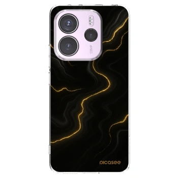 Picasee silikónový prehľadný obal pre Xiaomi Redmi Note 14 4G - Thunder