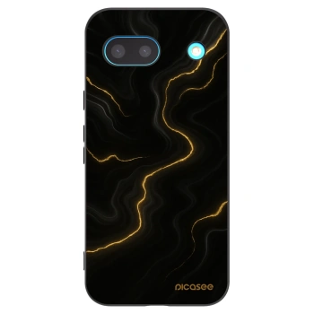 Picasee silikónový čierny obal pre Google Pixel 8a - Thunder