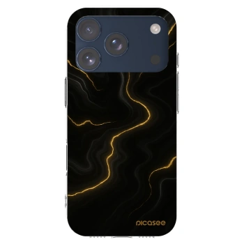 Picasee silikónový prehľadný obal pre Apple iPhone 17 Pro - Thunder