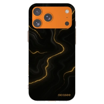 Picasee silikónový prehľadný obal pre Apple iPhone 17 Pro Max - Thunder