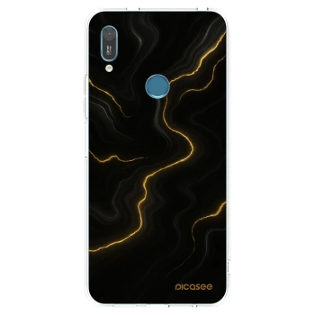 Picasee silikónový prehľadný obal pre Huawei Y6 2019 - Thunder