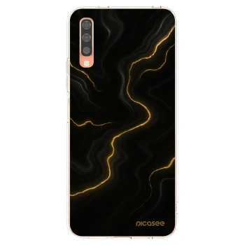 Picasee silikónový prehľadný obal pre Samsung Galaxy A70 A705F - Thunder