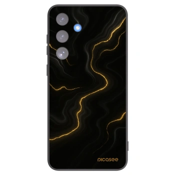 Picasee silikónový čierny obal pre Samsung Galaxy S25 FE 5G - Thunder