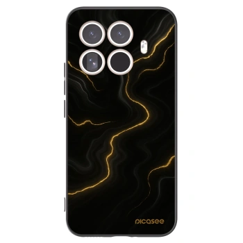 Picasee silikónový čierny obal pre Xiaomi 15T Pro - Thunder