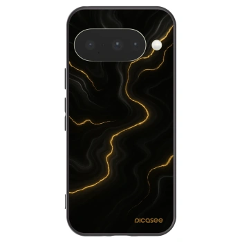 Picasee silikónový čierny obal pre Google Pixel 10 - Thunder