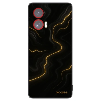 Picasee silikónový čierny obal pre Motorola Edge 50 Fusion - Thunder