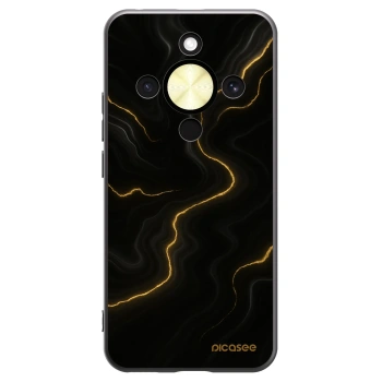Picasee silikónový čierny obal pre Honor Magic8 Lite 5G - Thunder