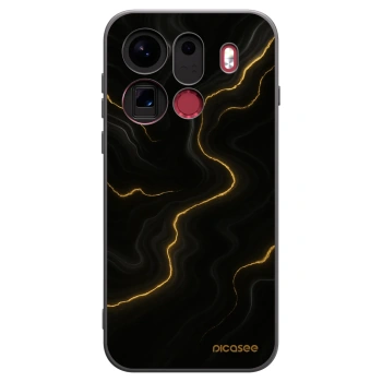 Picasee silikónový čierny obal pre OPPO Find X9 Pro - Thunder