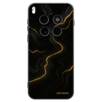 Picasee silikónový čierny obal pre Vivo X300 Pro - Thunder