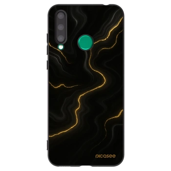 Picasee silikónový čierny obal pre Honor 20 Lite - Thunder