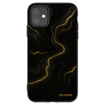 Picasee silikónový čierny obal pre Apple iPhone 11 - Thunder