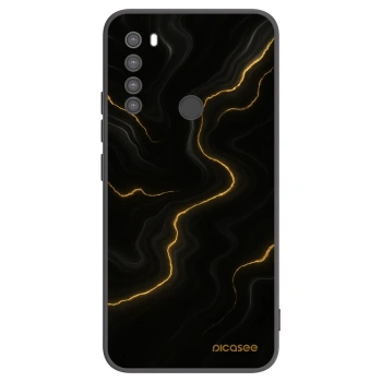 Picasee silikónový čierny obal pre Xiaomi Redmi Note 8 - Thunder