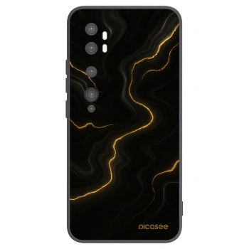 Picasee silikónový čierny obal pre Xiaomi Mi Note 10 (Pro) - Thunder