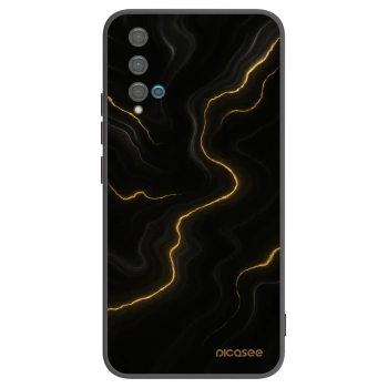 Picasee silikónový čierny obal pre Huawei Nova 5T - Thunder