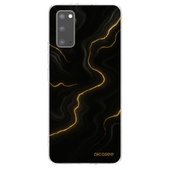 Picasee silikónový prehľadný obal pre Samsung Galaxy S20 G980F - Thunder