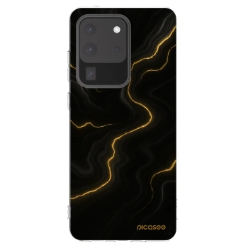 Picasee silikónový prehľadný obal pre Samsung Galaxy S20 Ultra 5G G988F - Thunder