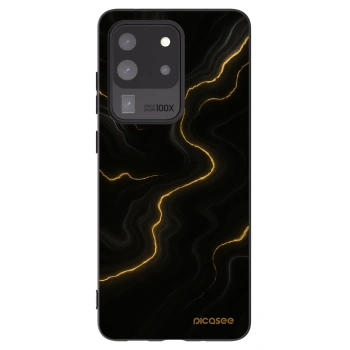 Picasee silikónový čierny obal pre Samsung Galaxy S20 Ultra 5G G988F - Thunder