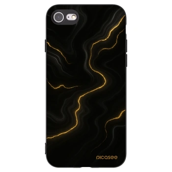 Picasee silikónový čierny obal pre Apple iPhone SE 2020 - Thunder