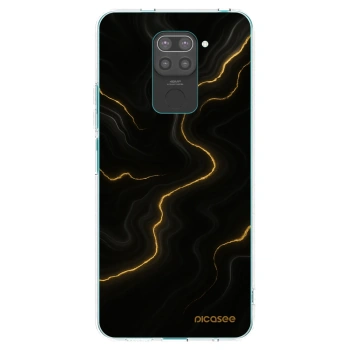 Picasee silikónový čierny obal pre Xiaomi Redmi Note 9 - Thunder