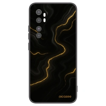 Picasee silikónový čierny obal pre Xiaomi Mi Note 10 Lite - Thunder