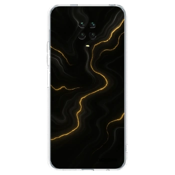 Picasee silikónový prehľadný obal pre Xiaomi Redmi Note 9S - Thunder