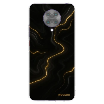 Picasee silikónový prehľadný obal pre Xiaomi Poco F2 Pro - Thunder