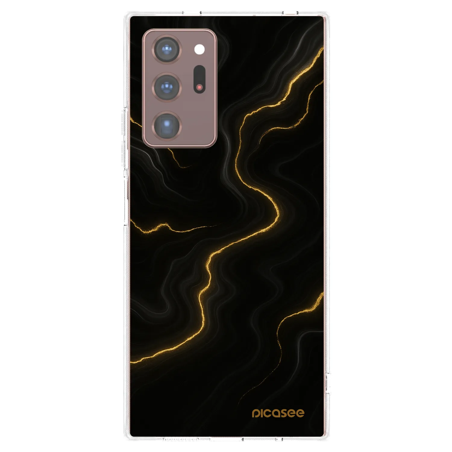 Picasee silikónový prehľadný obal pre Samsung Galaxy Note 20 Ultra - Thunder