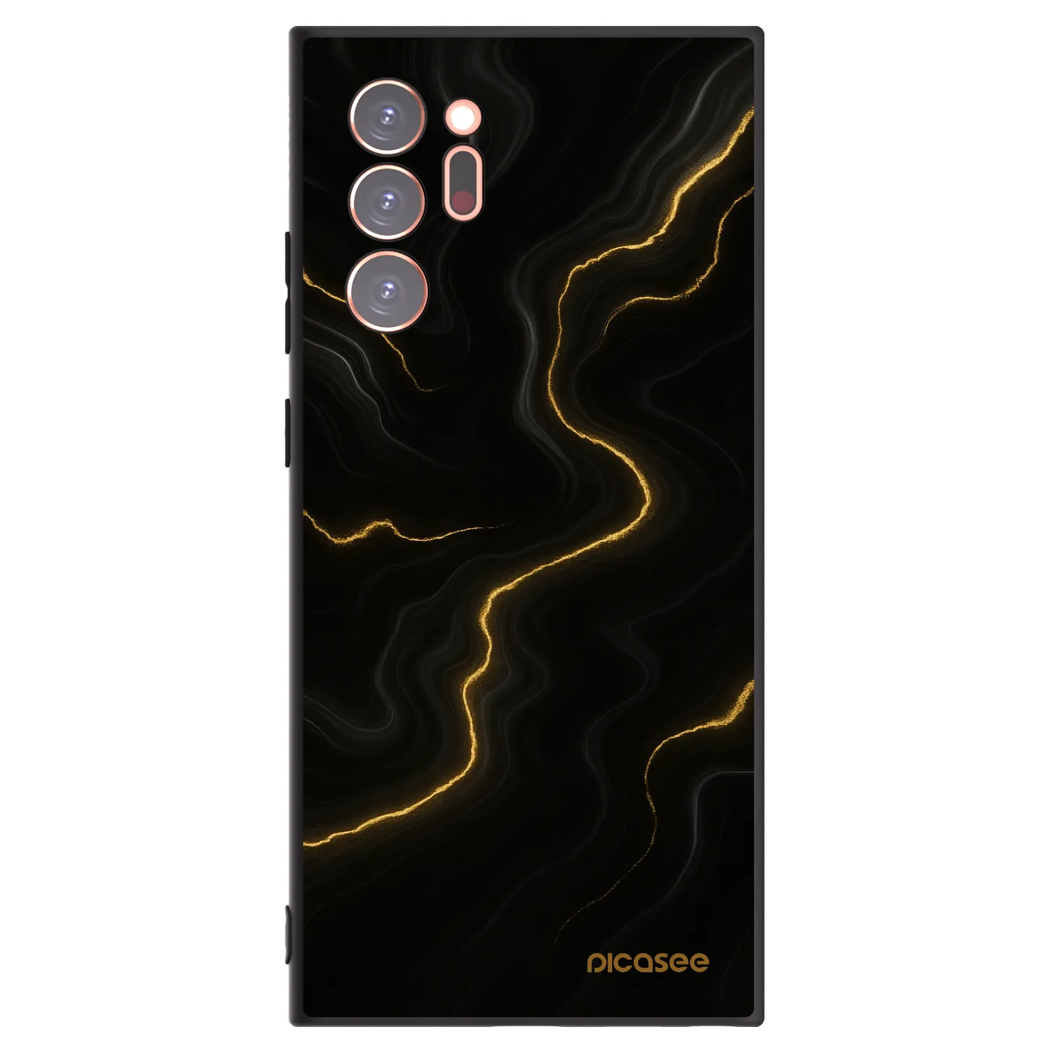 Picasee silikónový čierny obal pre Samsung Galaxy Note 20 Ultra - Thunder