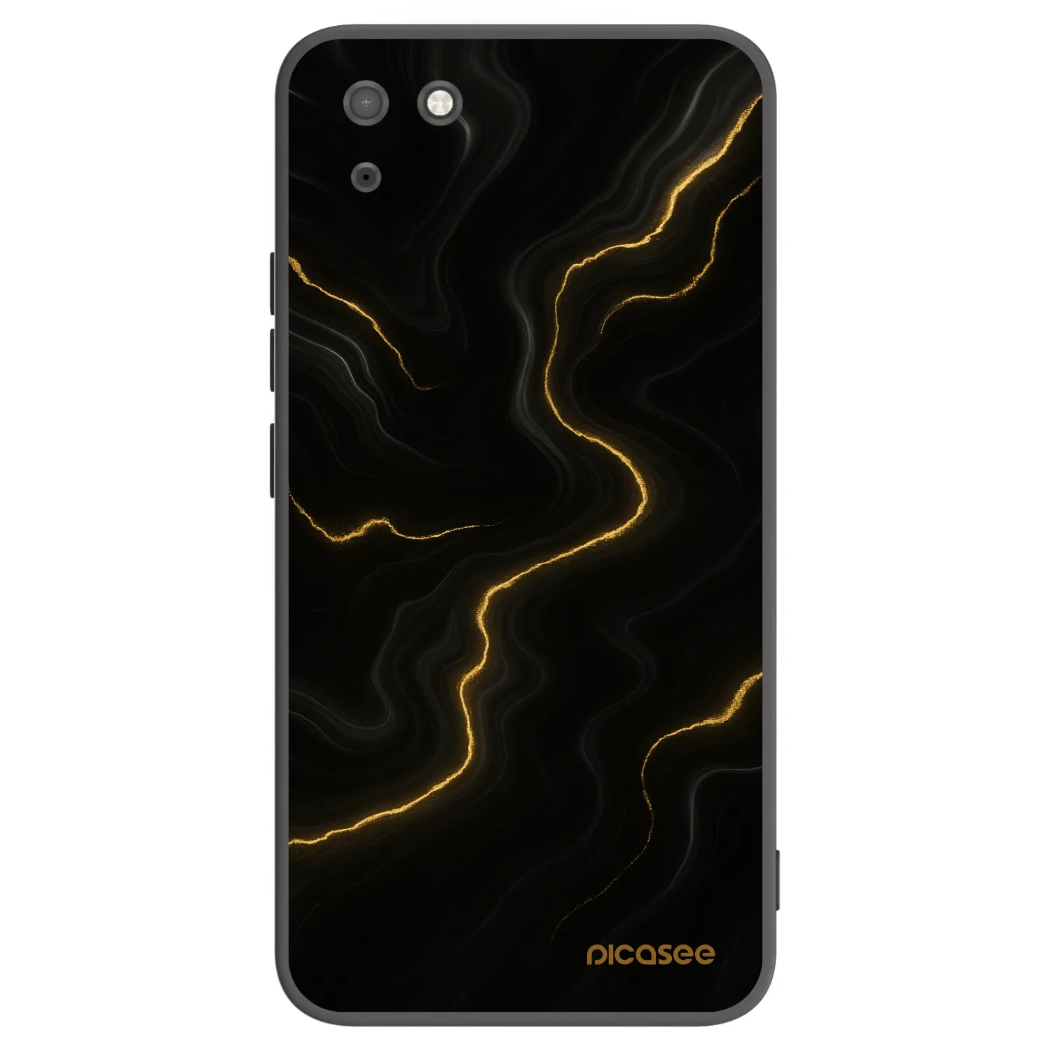 Picasee silikónový čierny obal pre Huawei Y5P - Thunder