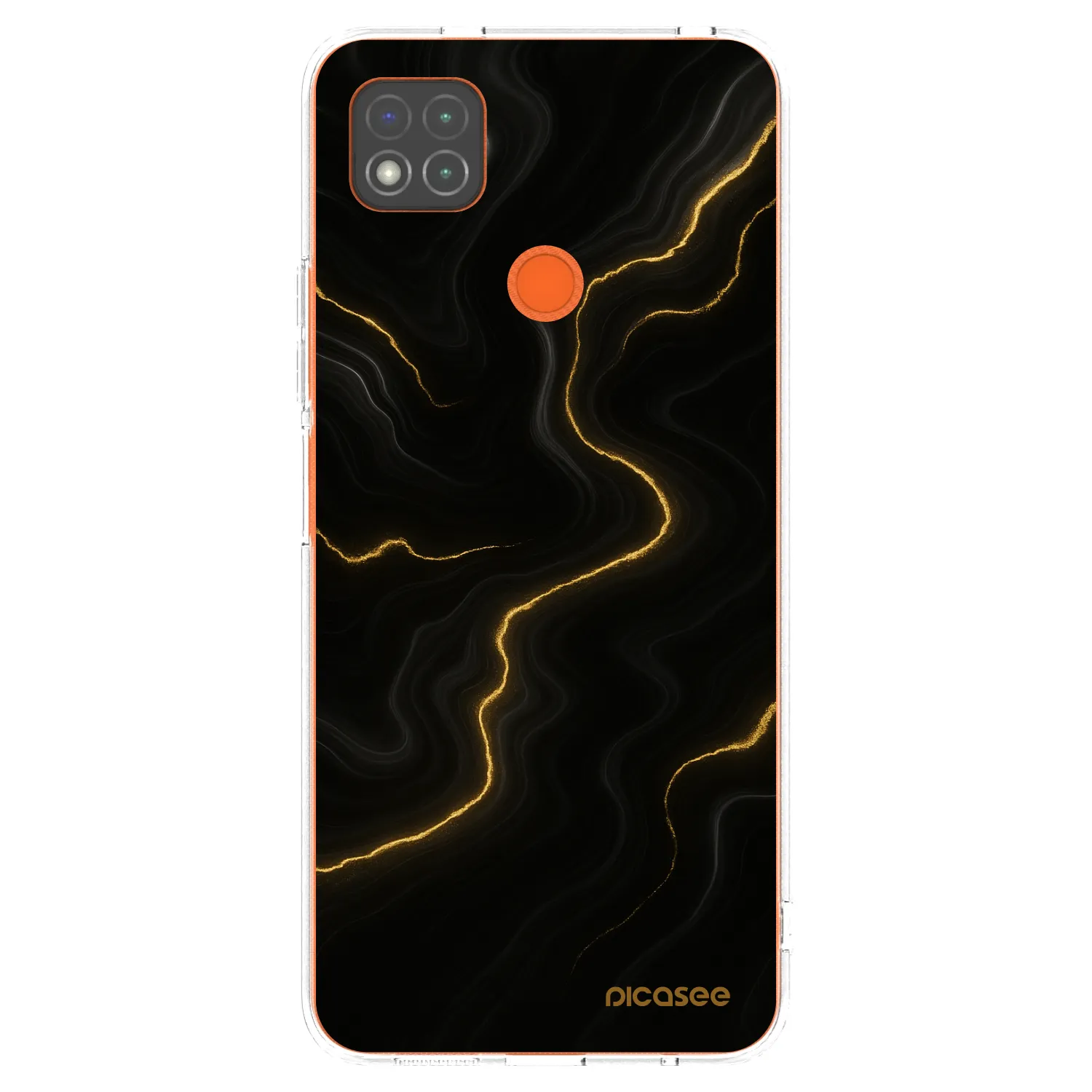 Picasee silikónový prehľadný obal pre Xiaomi Redmi 9C - Thunder