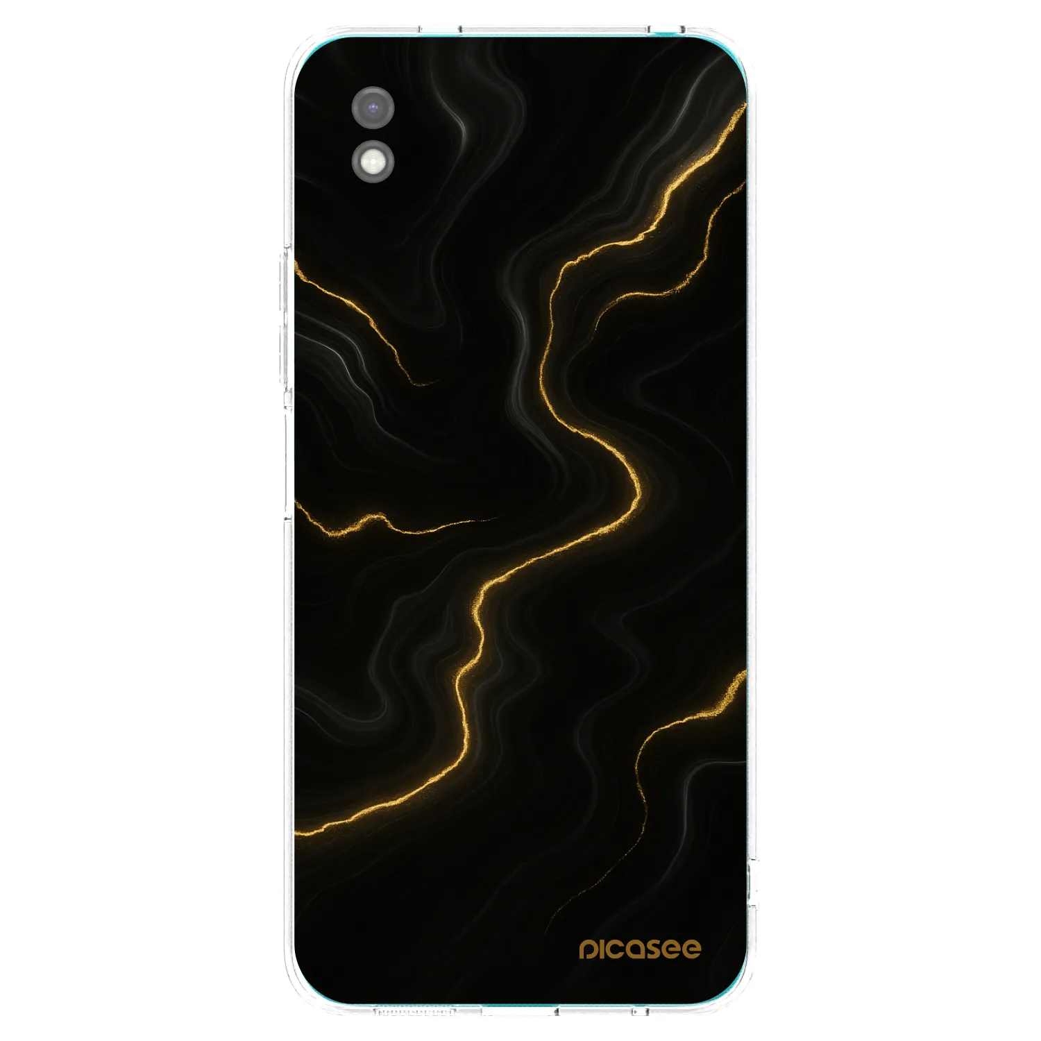Picasee silikónový čierny obal pre Xiaomi Redmi 9A - Thunder