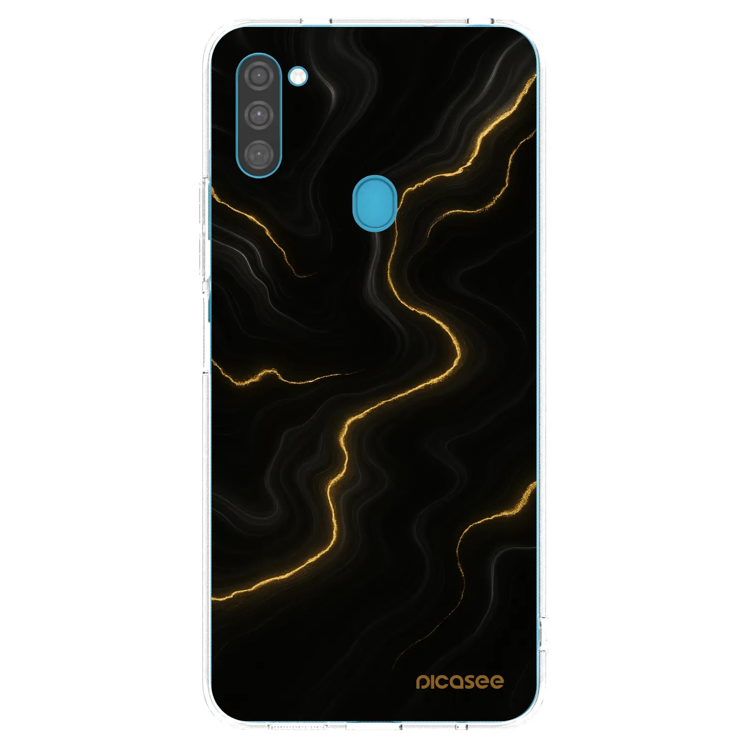 Picasee silikónový prehľadný obal pre Samsung Galaxy M11 - Thunder