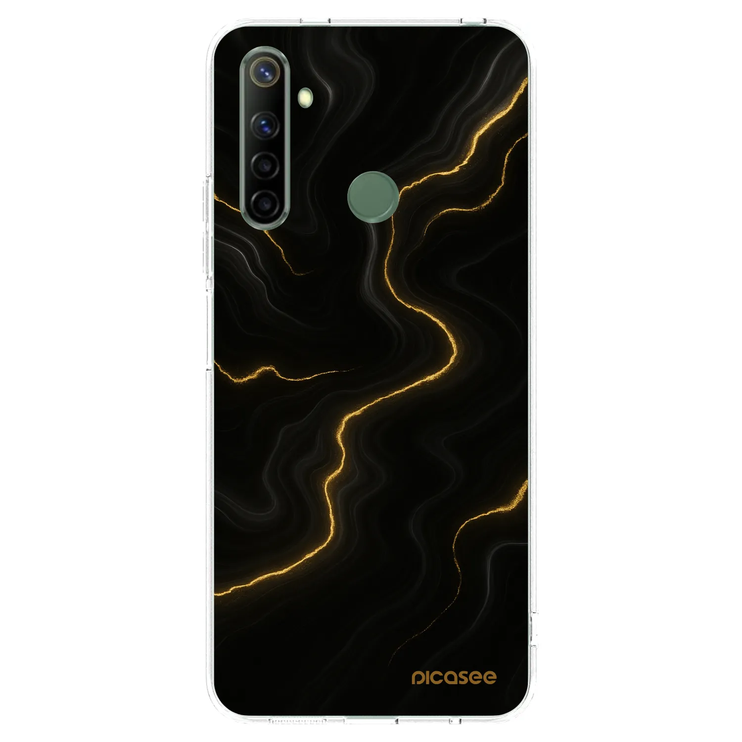 Picasee silikónový prehľadný obal pre Realme 6i - Thunder