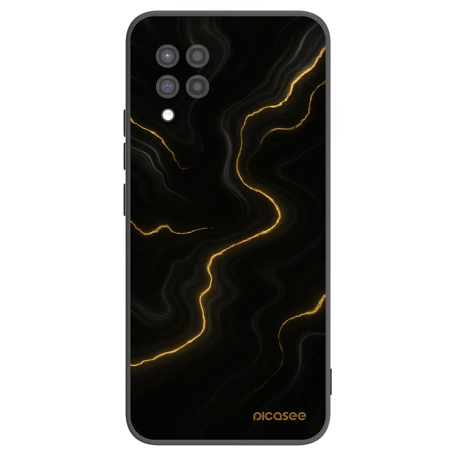 Picasee silikónový čierny obal pre Samsung Galaxy A42 A426B - Thunder