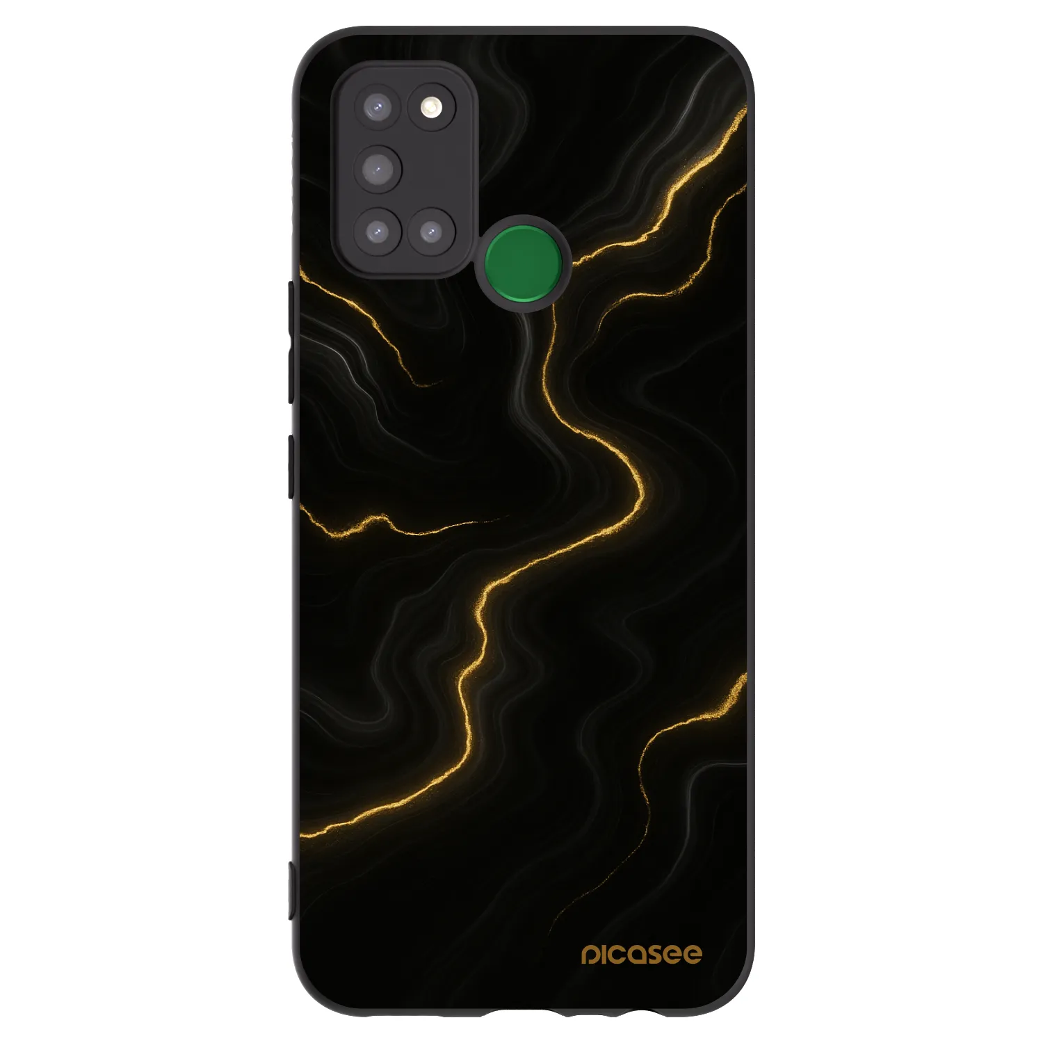 Picasee silikónový čierny obal pre Realme 7i - Thunder