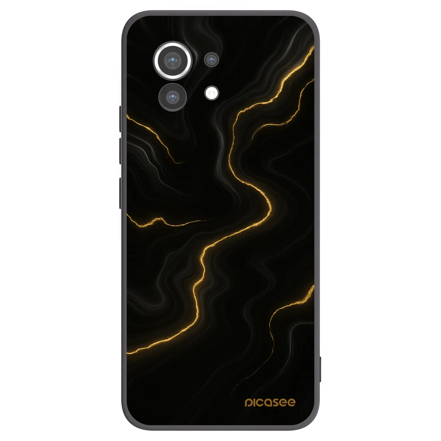 Picasee silikónový čierny obal pre Xiaomi Mi 11 - Thunder