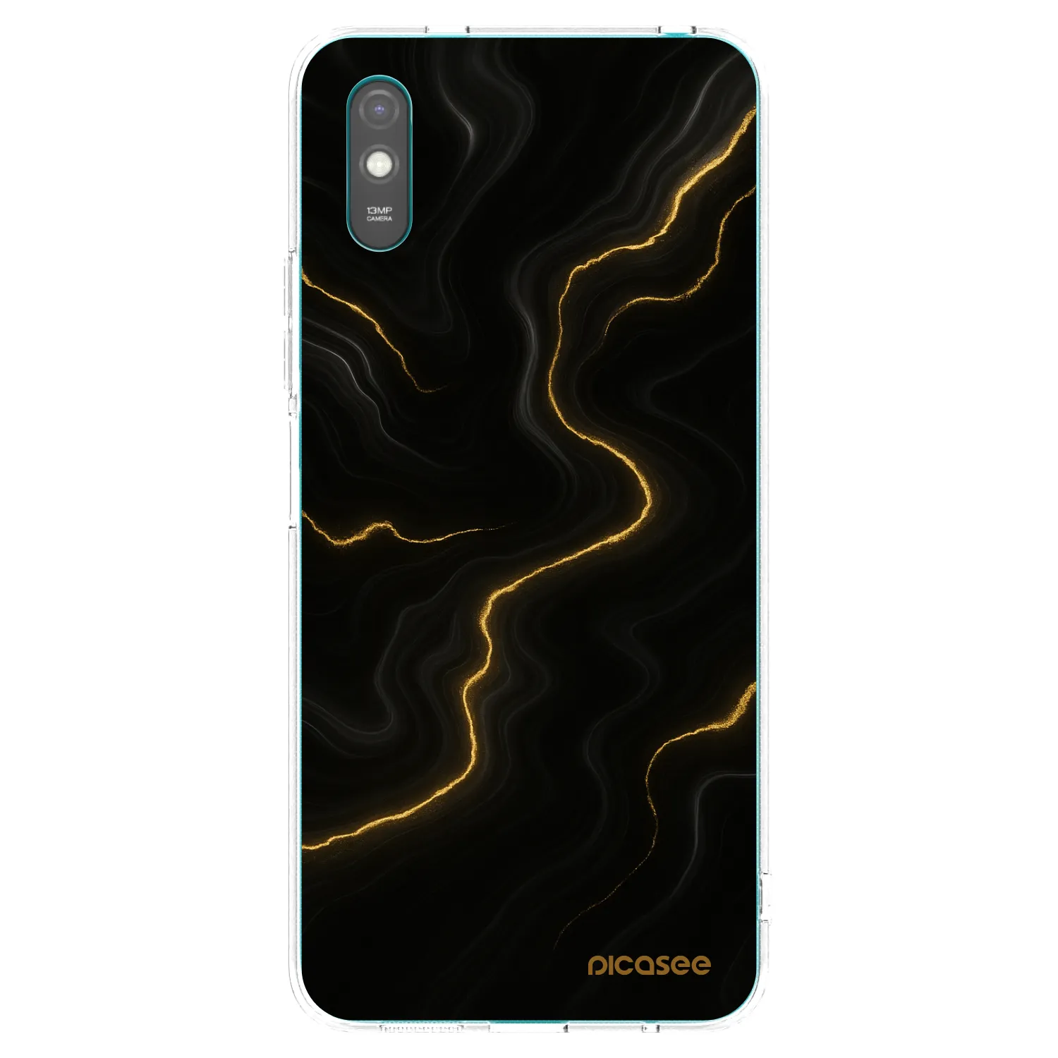 Picasee silikónový prehľadný obal pre Xiaomi Redmi 9AT - Thunder