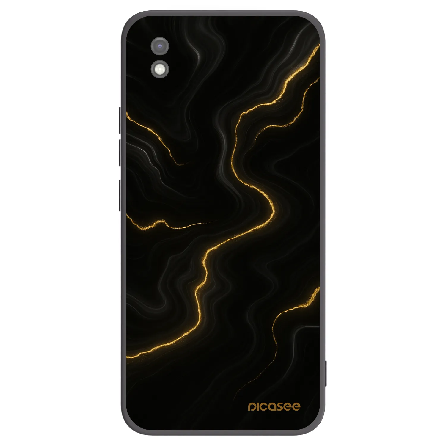 Picasee silikónový čierny obal pre Xiaomi Redmi 9AT - Thunder