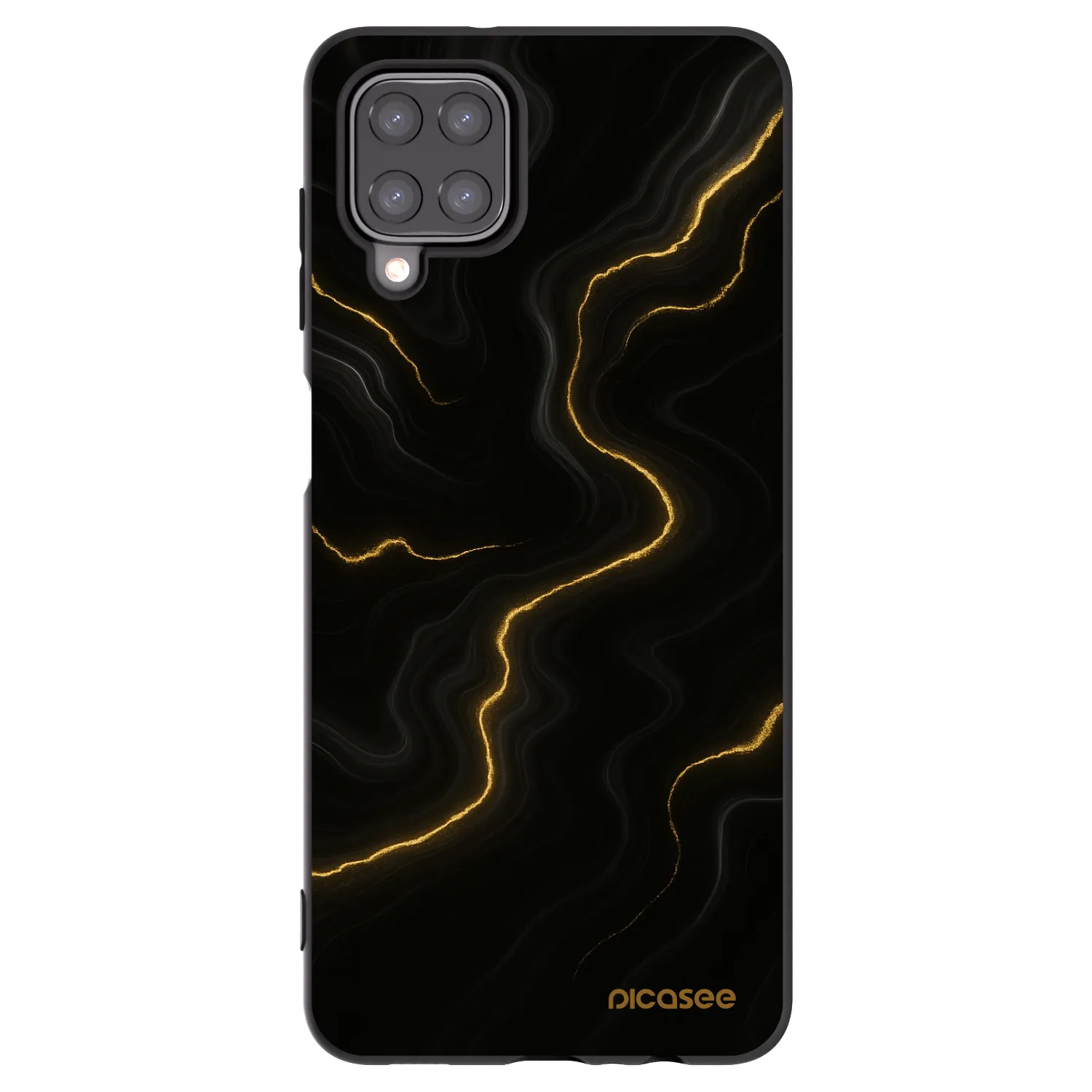 Picasee silikónový čierny obal pre Samsung Galaxy M12 M127F - Thunder
