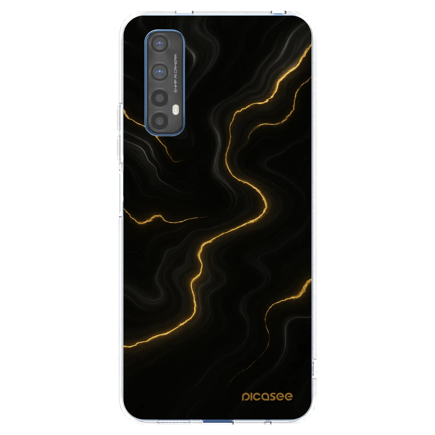 Picasee silikónový prehľadný obal pre Realme 7 - Thunder