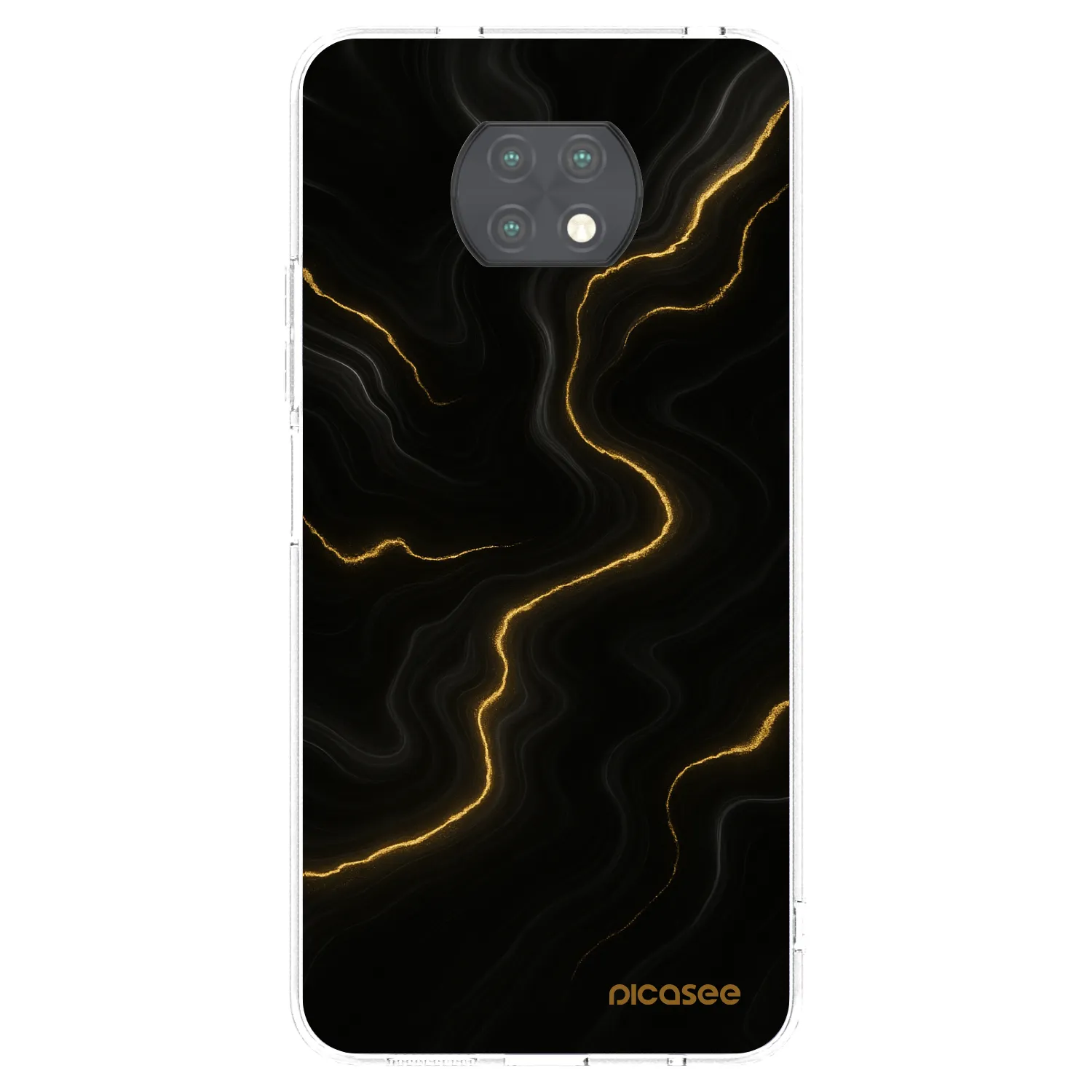 Silikónový prehľadný obal pre Xiaomi Redmi Note 9T - Thunder